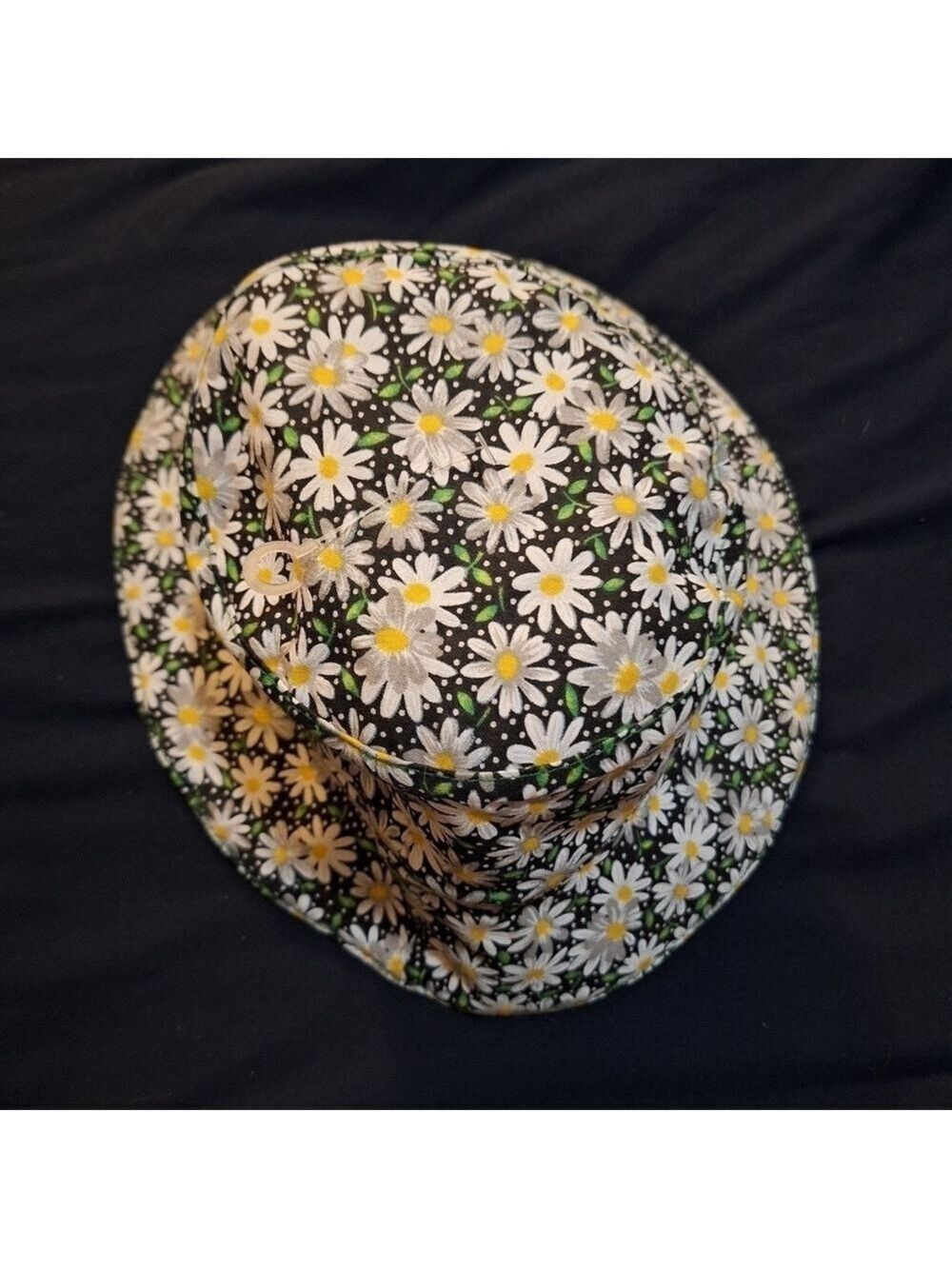Toddler Reversible Bucket Hat Floral Daisy Small